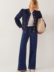 Monsoon Louisa Frill джинсы 100% хлопок куртка - Image 2 of 4
