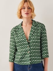 Monsoon Maren Geometric Print Shirt - Imagen 1 de 5