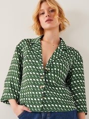 Monsoon Maren Geometric Print Shirt - Imagen 3 de 5