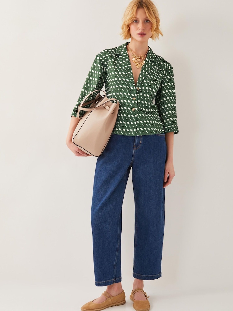 Monsoon Maren Geometric Print Shirt - Imagen 5 de 5