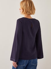 Monsoon Blue Fearne Long Sleeve Floral Top - Image 3 of 4