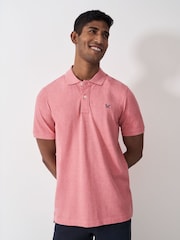 Crew Clothing Company Classic Pique 100% Cotton Polo Shirt - صورة 1 من 5