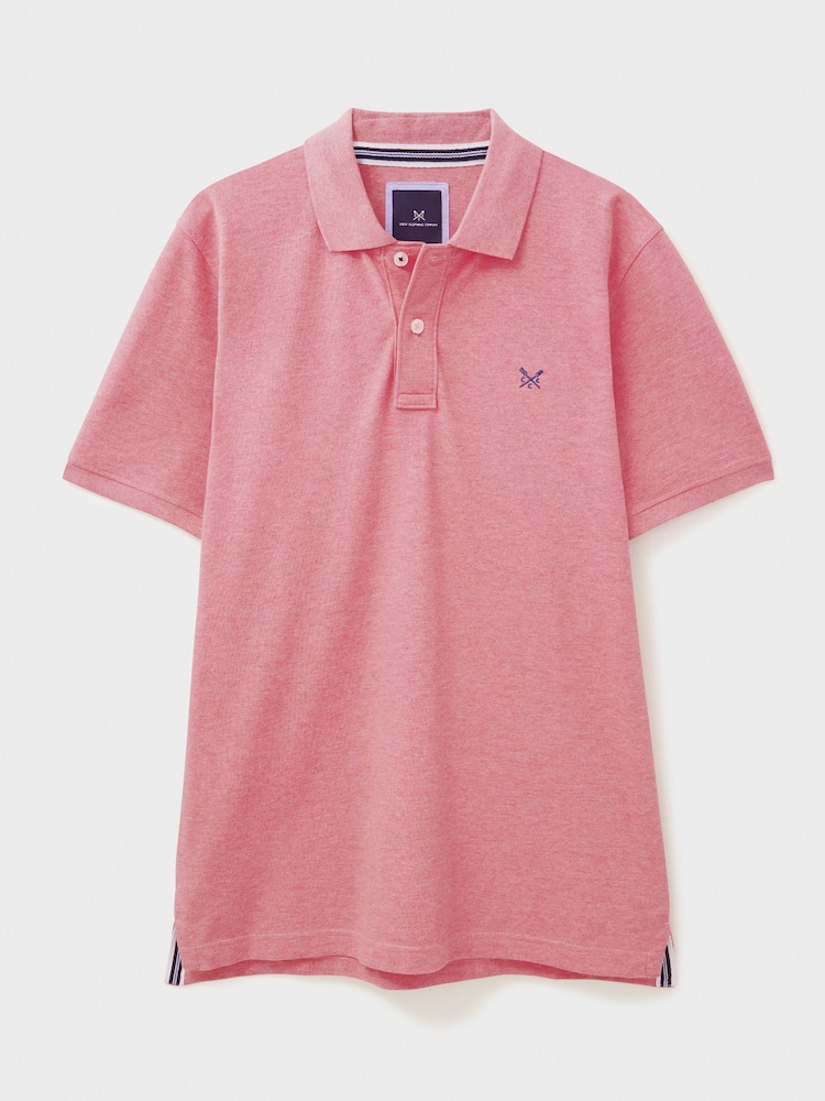 Crew Clothing Company Classic Pique 100% Cotton Polo Shirt - صورة 5 من 5