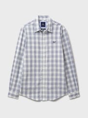 Crew Clothing Company Long Sleeve Linen Basket Weave Shirt - Изображение 5 из 5