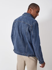 Crew Clothing Company Blue Teignmouth 100% Cotton Jacket - Image 2 of 5