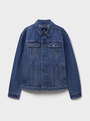 Crew Clothing Company Blue Teignmouth 100% Cotton Jacket - Image 5 of 5