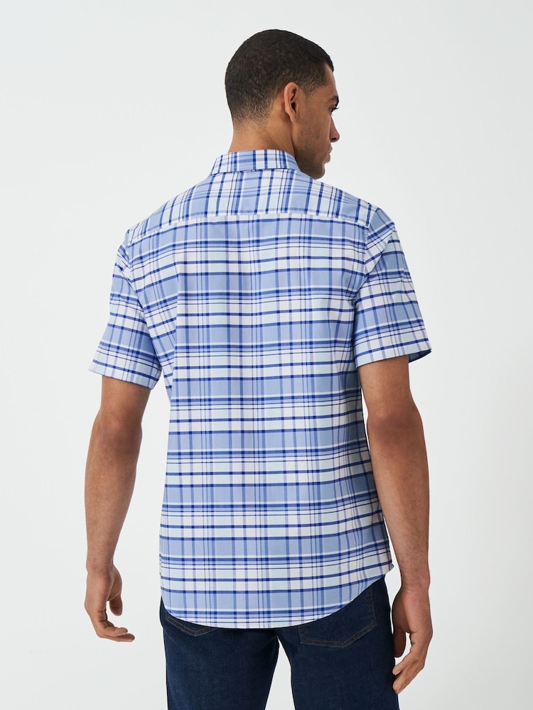 Crew Clothing Company Short Sleeve 100% Cotton Oxford Check Shirt - Изображение 2 из 5