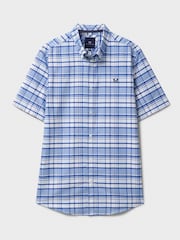 Crew Clothing Company Short Sleeve 100% Cotton Oxford Check Shirt - Изображение 5 из 5