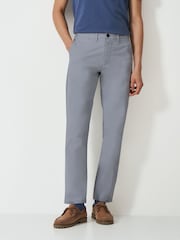Crew Clothing Company Grey Straight Chinos - Image 3 of 5