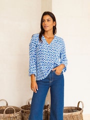 Aspiga Blue Clea Blouse - Image 1 of 5