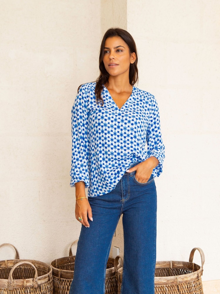 Aspiga Blue Clea Blouse - Image 1 of 5