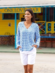 Aspiga Blue Clea Blouse - Image 2 of 5