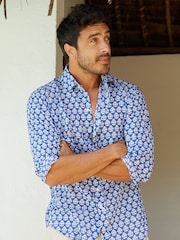 Aspiga Blue Mens100% Cotton Shirt - Image 2 of 4