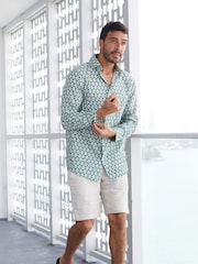 Aspiga Natural Mens100% Cotton Shirt - Image 2 of 5