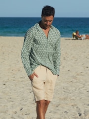 Aspiga Natural Mens100% Cotton Shirt - Image 4 of 5
