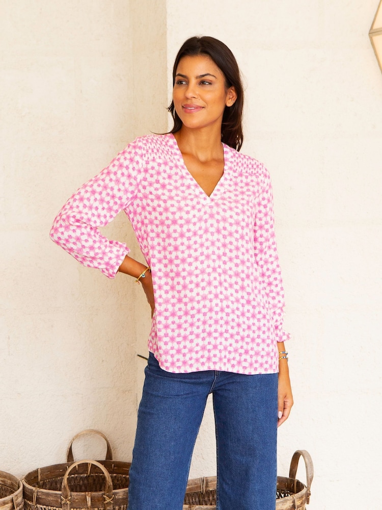 Aspiga Pink Clea Blouse - Image 3 of 6