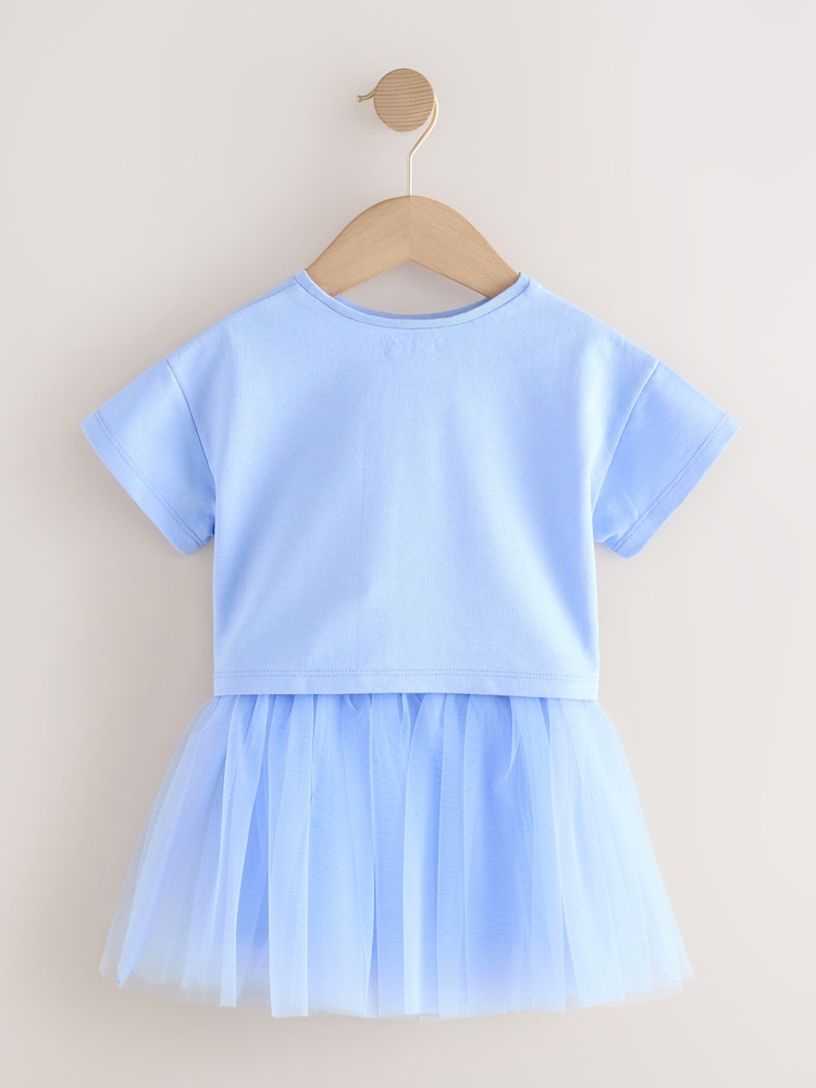 Blue T-Shirt and Skirt Set (3mths-7yrs) - Image 2 of 4