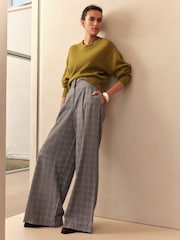 Olivgrün - 100% Merino Wool N.Premium Neppy Jumper - Bild 2 von 5