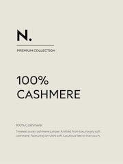 Chocolate Brown 100% Cashmere Crew Neck Jumper - Image 8 of 8