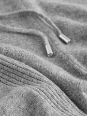 Grey Wool Cashmere Blend Co-Ord Knitted Joggers - Image 2 of 3