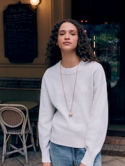 Neutrale Farbe - 100% Merino Wool N.Premium Neppy Jumper - Bild 1 von 8