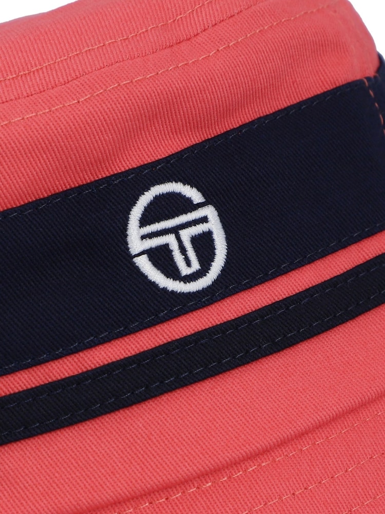 Sergio Tacchini Red Newsford Bucket Hat - Image 4 of 4