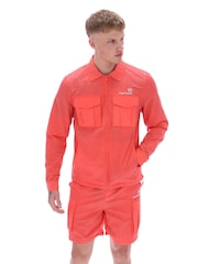 Sergio Tacchini Orange Regular Fit Luciano Shacket - Image 1 of 4