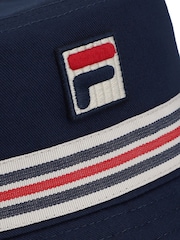 Azul claro - Fila Jojo Fbox And Heritage Stipe Bucket 100% Cotton Hat - Imagen 4 de 4