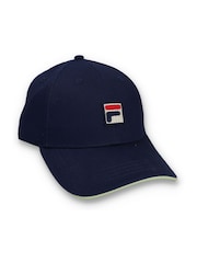 Fila Blue Tantam Classic 6 Panel Sandwich Fasten 100% Cotton Cap - Image 2 of 4