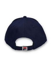 Fila Blue Tantam Classic 6 Panel Sandwich Fasten 100% Cotton Cap - Image 3 of 4
