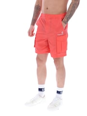 Sergio Tacchini Orange Santino Shorts With Pockets - Image 1 of 4