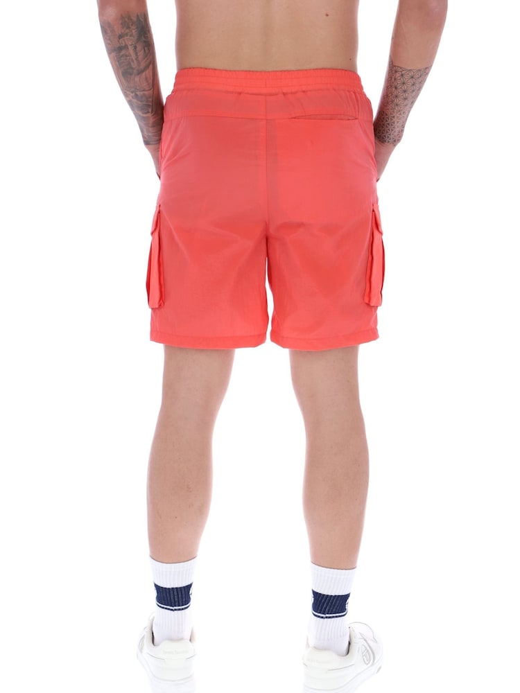 Sergio Tacchini Orange Santino Shorts With Pockets - Image 2 of 4