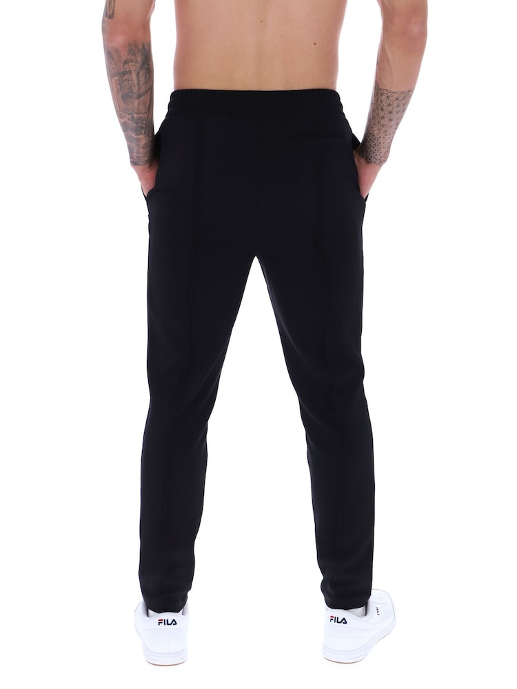 Fila Black Molveno PIN Tuck Slim Leg Joggers - Image 2 of 5
