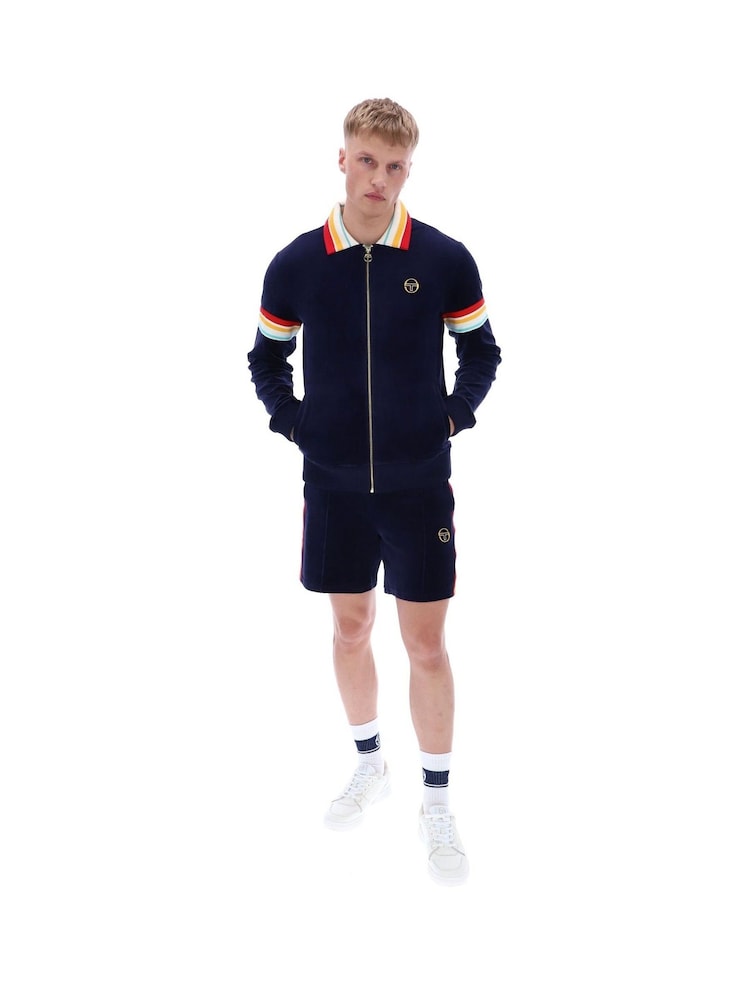 Sergio Tacchini Blue Slice TJ Velour Track Jacket - Image 2 of 4