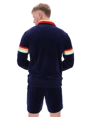 Sergio Tacchini Blue Slice TJ Velour Track Jacket - Image 3 of 4