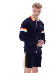 Sergio Tacchini Blue Slice TJ Velour Track Jacket - Image 4 of 4