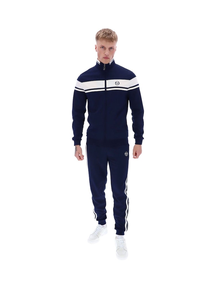 Sergio Tacchini Blue Damarindo TT Track Top - Image 1 of 3 Sergio Tacchini Blue Damarindo TT Track Top - Image 1 of 3