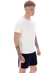 Sergio Tacchini White Slice Velour T-Shirt - Image 4 of 4