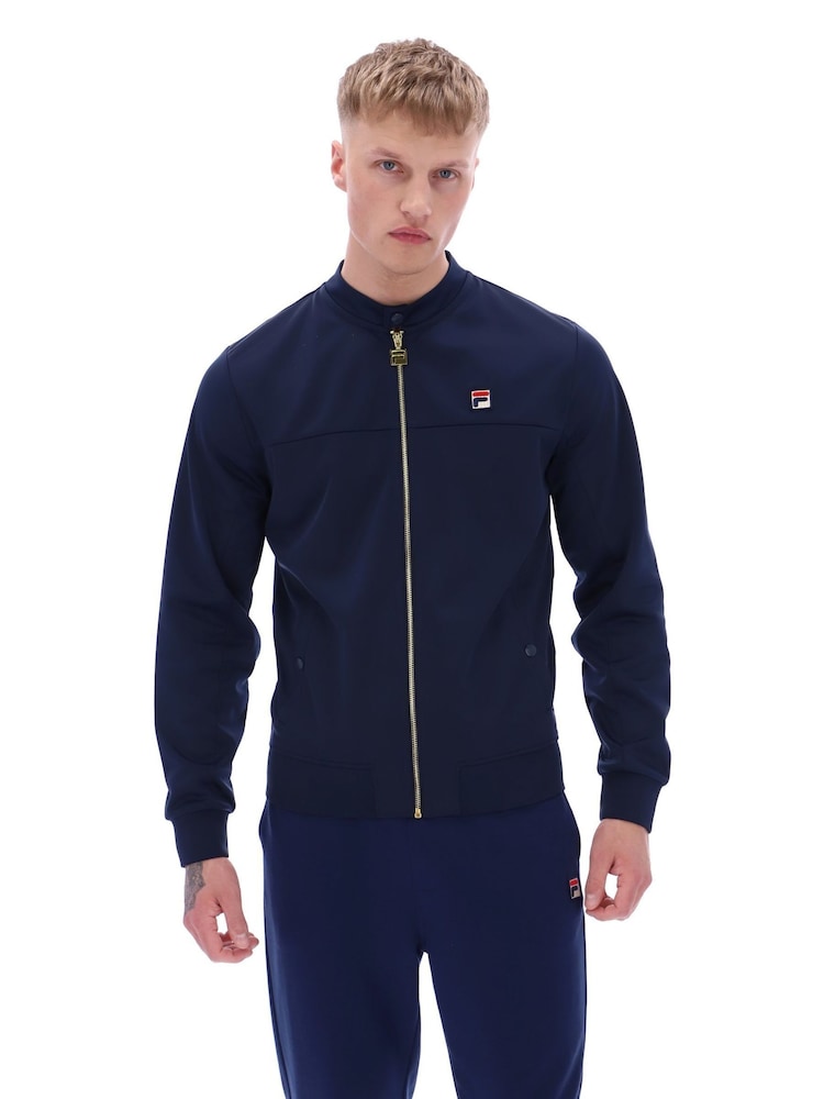 Fila Blue Terrence Harrington Jacket With Cut and Sewpanels - Image 1 of 5
