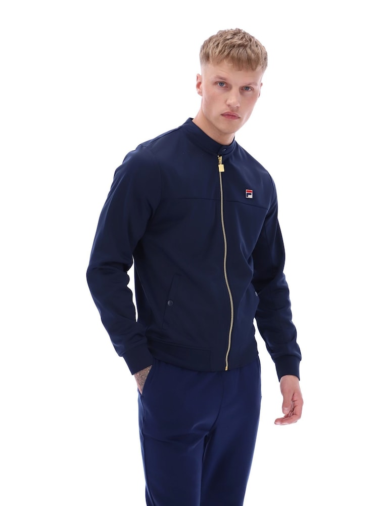 Fila Blue Terrence Harrington Jacket With Cut and Sewpanels - Image 4 of 5