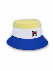 Желтый - Fila Marco Tri Colour Bucket 100% Cotton Hat With Heritage Logo - Image 1 of 3