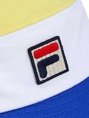 Желтый - Fila Marco Tri Colour Bucket 100% Cotton Hat With Heritage Logo - Image 3 of 3