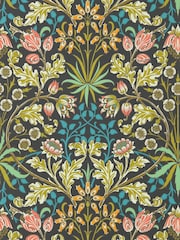 Morris & Co Enchanted Green Hyacinth Bedford Park A4 Wallpaper Sample - Image 1 of 1