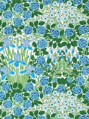 Morris & Co Peacock or Opal Campanula Bedford Park A4 Wallpaper Sample - Image 1 of 1