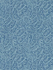Morris & Co Indigo Yew & Aril Bedford Park A4 Wallpaper Sample - Image 1 of 1