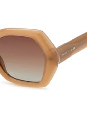 Prive Revaux Nude Vero Beach Rectangular Geometrical Sunglasses - Image 4 of 4