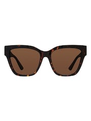 Prive Revaux Brown Bayside Babe Square Sunglasses - Image 1 of 2