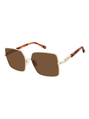 Prive Revaux Brown Viva La Vida Square Sunglasses - Image 2 of 3