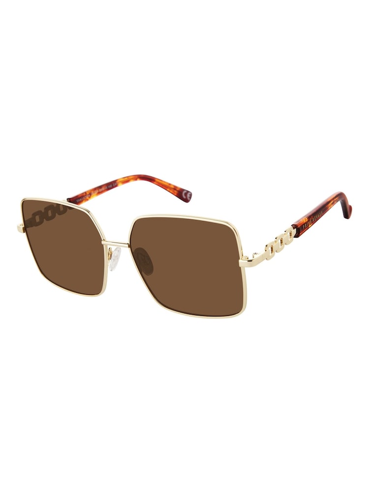 Prive Revaux Brown Viva La Vida Square Sunglasses - Image 2 of 3
