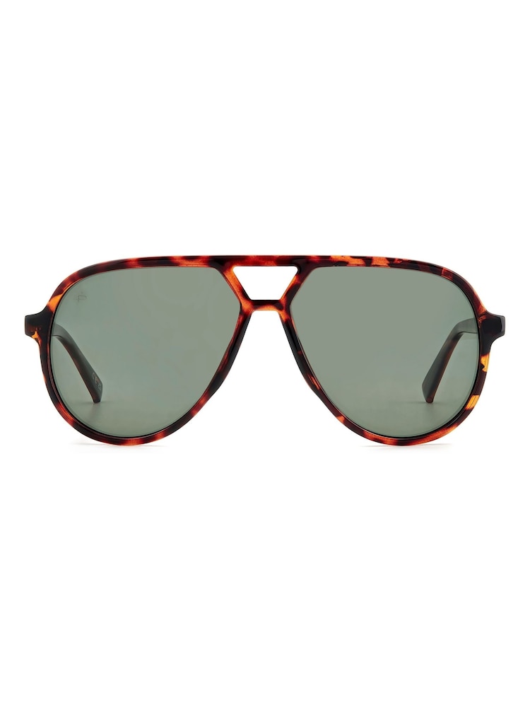 Prive Revaux Brown Vault Pilot Sunglasses - Image 1 of 4